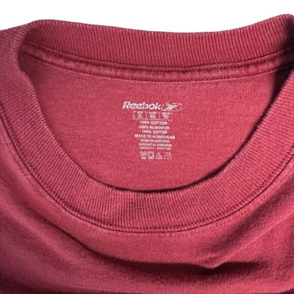 Vintage Washington Redskins T-Shirt XL 75th Anniversary Reebok NFL Football Red - Picture 6 of 6